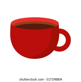 coffee cup drink isolated icon vector illustration design