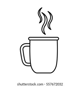 coffee cup drink isolated icon vector illustration design