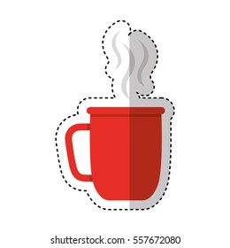 coffee cup drink isolated icon vector illustration design