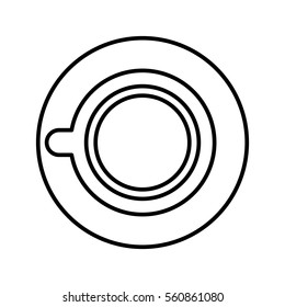 coffee cup drink isolated icon vector illustration design