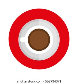 coffee cup drink isolated icon vector illustration design