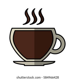 coffee cup drink isolated icon