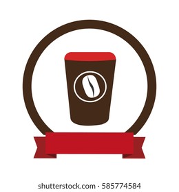 coffee cup drink isolated icon