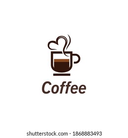 Coffee Cup drink logo image and vector creative design illustration