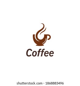 Coffee Cup drink logo image and vector creative design illustration