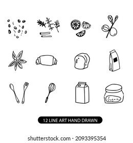 Coffee Cup element illustration with the icon for printing on t-shirt, web design, landing page, posters, presentation, book cover, article, creating a logo, and other 