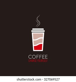 coffee cup energy concept design background