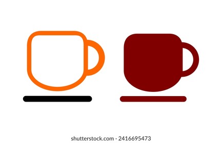 Coffee cup of Espresso. coffee break symbol