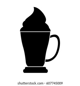 coffee cup espresso cream pictogram