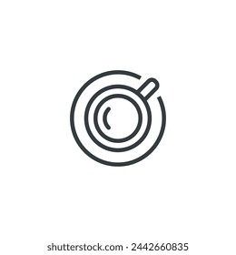 Kaffeetasse Espresso-Symbol, Vektor-Illustration