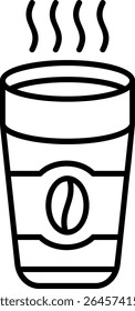 Coffee Cup Filled Style Icon Design