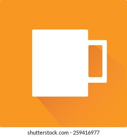 coffee cup flat flats vector