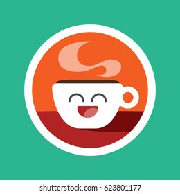 Coffee Cup Flat Icon