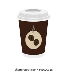 coffee cup flat icon