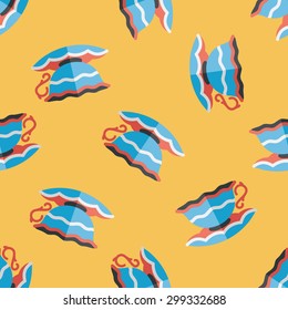 coffee cup flat icon,eps10 seamless pattern background