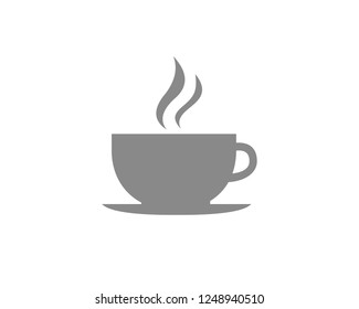 Coffee cup Flat symbol vector icon. symbol for web site Computer and mobile vector.