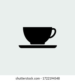Coffee cup flat vector icon