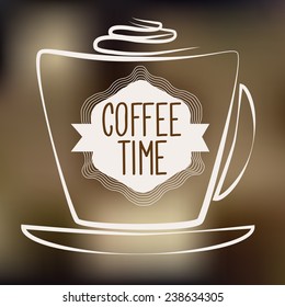 coffee cup flavor design background