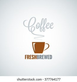 coffee cup flavor design vector background