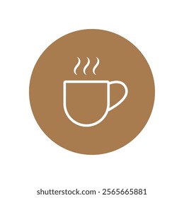 coffee cup food icon vector