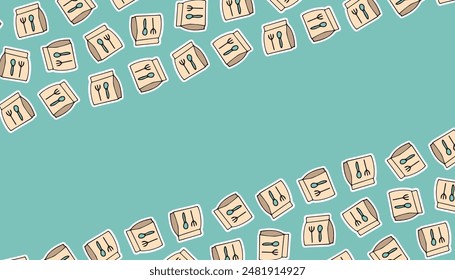 coffee. a cup of coffee. a fragrant drink. pattern. the poster. frame. vector. retro palette. on a colored background. place for the inscription. hand-drawn.	