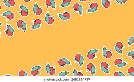 coffee. a cup of coffee. a fragrant drink. pattern. the poster. frame. vector. retro palette. on a colored background. place for the inscription. hand-drawn.	