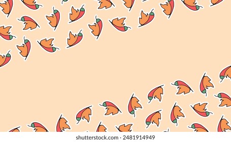 coffee. a cup of coffee. a fragrant drink. pattern. the poster. frame. vector. retro palette. on a colored background. place for the inscription. hand-drawn.	