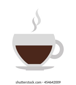 coffee cup fresh icon vector isolated graphic