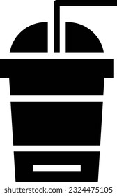 Icono de glifo de la Copa del Café - Icono único, vector