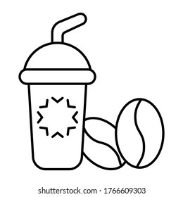 Coffee Cup To Go Hand Drawn Icon