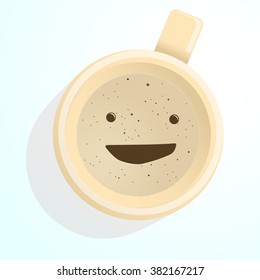 Coffee cup for good mood 