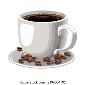 coffee cup with grains icon