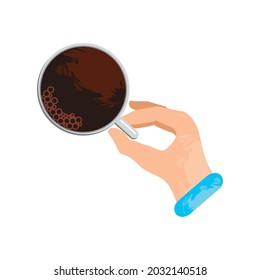 icono de taza de café aislado