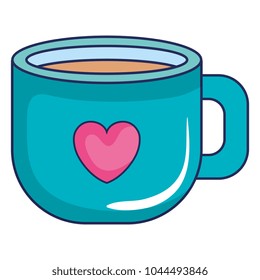coffee cup with heart