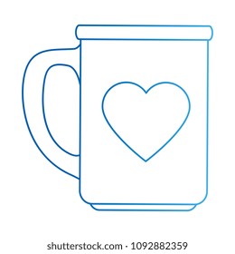coffee cup with heart