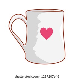 coffee cup with heart