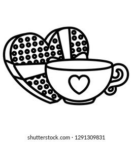 coffee cup with heart