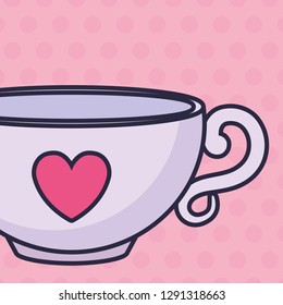 coffee cup with heart