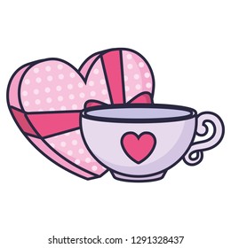 coffee cup with heart