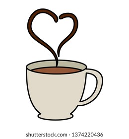 coffee cup with heart