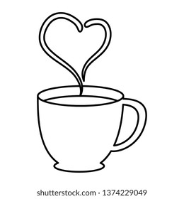 coffee cup with heart