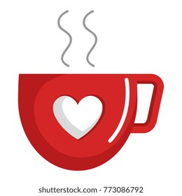 coffee cup with heart