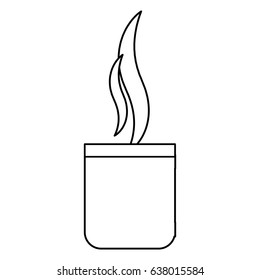 coffee cup hot beverage fresh outline