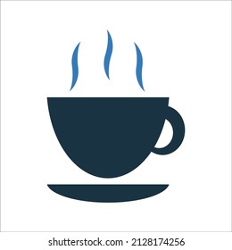 Coffee, cup, hot, drink, tea icon. Simple editable vector graphics.