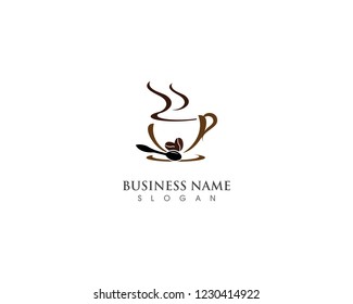 coffee cup of hot drink vector illustration