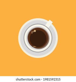 coffee cup hot drink vector illustration 