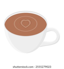 Coffee Cup Hot Drink Vector. Refreshing Coffee Cup. Full of Energy.