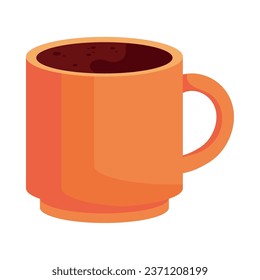 coffee cup hot illustration isolated