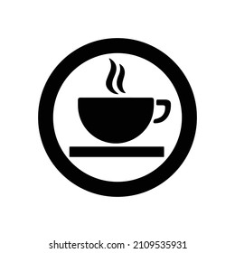 Coffee cup hot or tea icon