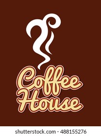 coffee cup house isolated icon vector illustration design